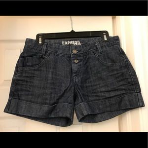 Express denim shorts